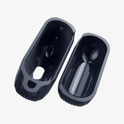 ACS05482 - Apple AirPods Pro 2 Case Rugged Armor in matte black showing the front